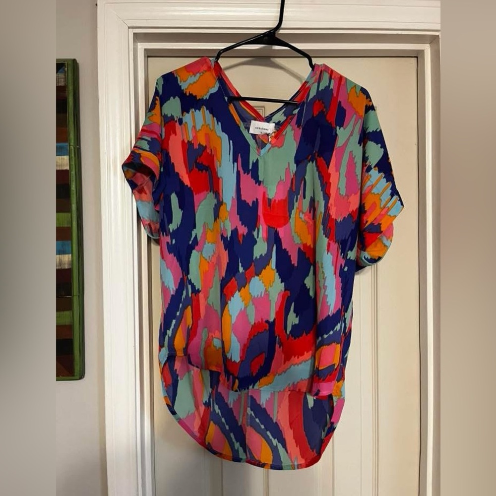 Colorful Abstract Women's Top